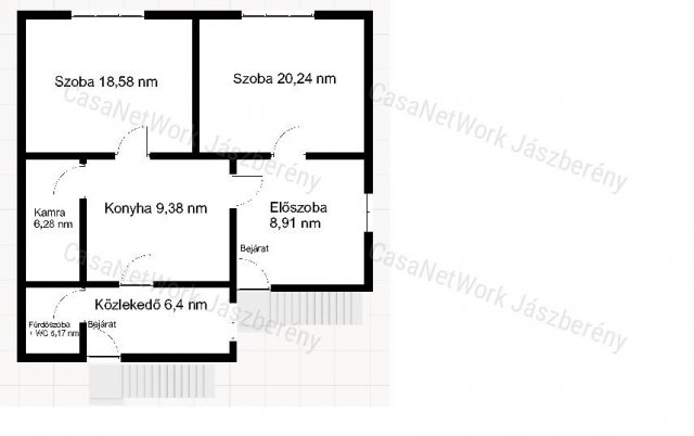 Eladó családi ház, Jászberényben 33 M Ft, 2 szobás