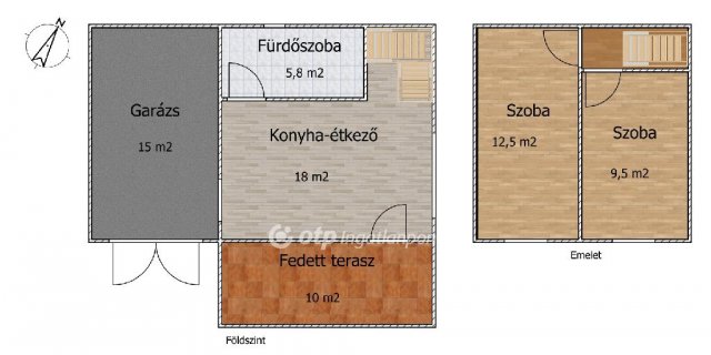 Eladó nyaraló, Kiskunlacházán 24 M Ft, 2 szobás