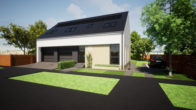 Eladó ikerház, Vecsésen 115 M Ft, 4 szobás