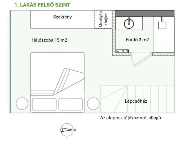 Eladó téglalakás, Budapesten, VI. kerületben 50 M Ft, 2 szobás