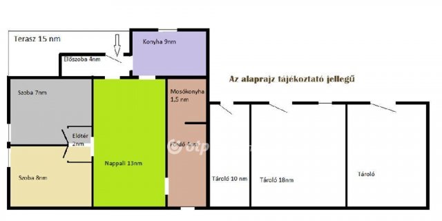 Eladó családi ház, Áporkán 27.5 M Ft, 2+2 szobás