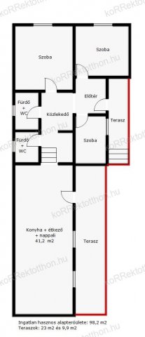 Eladó családi ház, Jászfényszarun 49.7 M Ft, 3 szobás