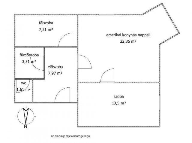 Eladó téglalakás, Komlón 21.9 M Ft, 2 szobás