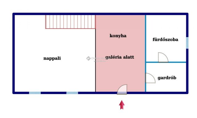 Eladó téglalakás, Budapesten, VI. kerületben 57.9 M Ft, 1 szobás