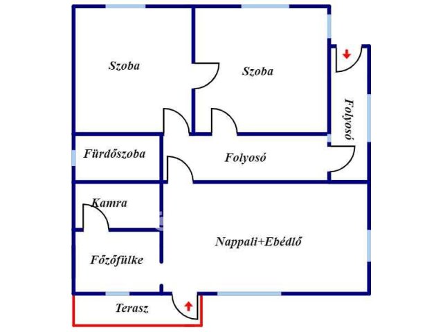 Eladó családi ház, Komádiban 18.5 M Ft, 2 szobás