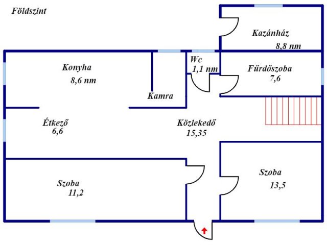 Eladó családi ház, Miskolcon, Csermőke dűlőn 21.9 M Ft