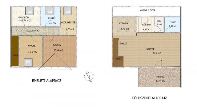 Kiadó sorház, albérlet, Dunaharasztin 350 E Ft / hó, 3+1 szobás