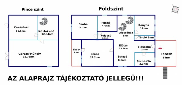 Eladó családi ház, Máriahalmon 46.9 M Ft, 2 szobás