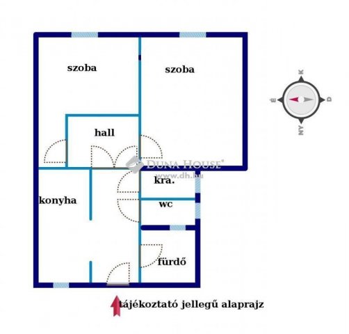 Eladó téglalakás, Budapesten, VI. kerületben 52.5 M Ft, 2 szobás