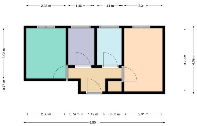 Kiadó téglalakás, albérlet, Szolnokon 120 E Ft / hó, 2 szobás