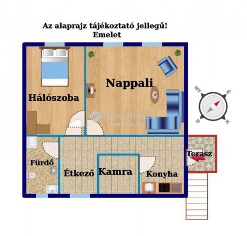 Eladó téglalakás, Budapesten, XIX. kerületben 41.9 M Ft