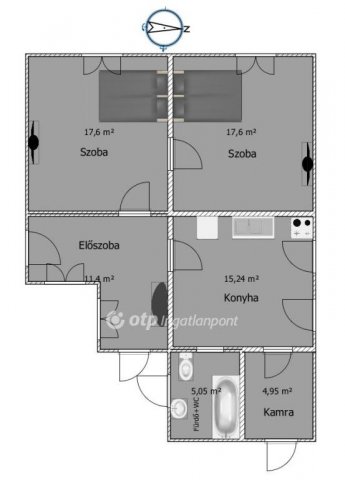 Eladó családi ház, Mezőkovácsházán 6.5 M Ft, 2 szobás