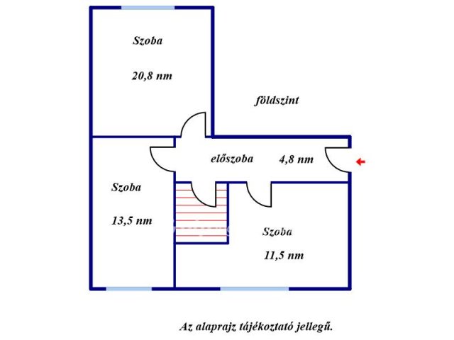 Eladó téglalakás, Szolnokon 28.5 M Ft, 2+1 szobás