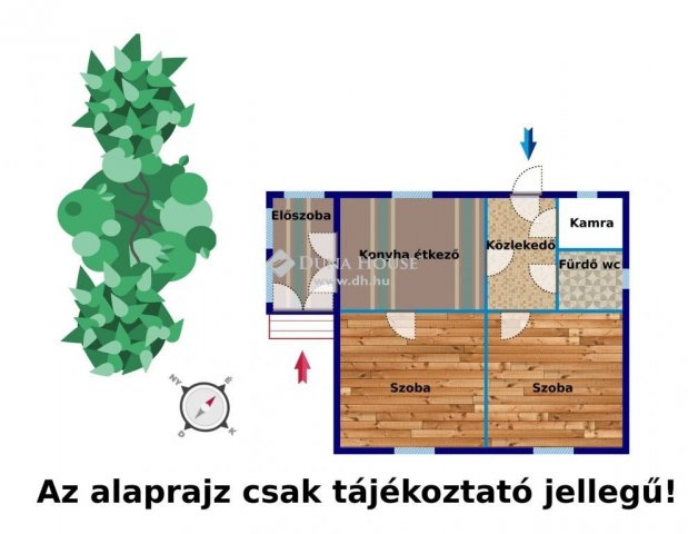 Eladó családi ház, Pándon 28.9 M Ft, 2 szobás