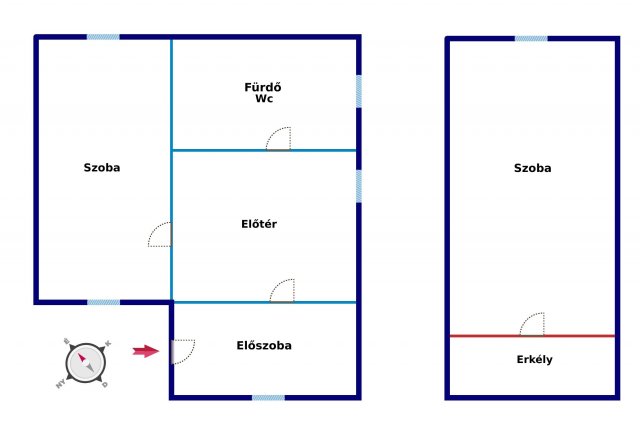 Eladó családi ház, Kecskeméten 24.99 M Ft, 2 szobás