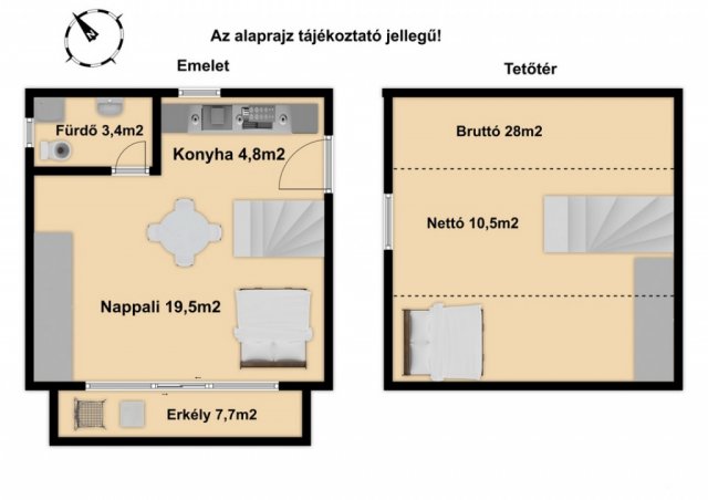 Eladó családi ház, Vácon 40 M Ft, 2 szobás