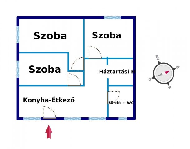 Eladó családi ház, Kiskunfélegyházán 39.9 M Ft, 3 szobás