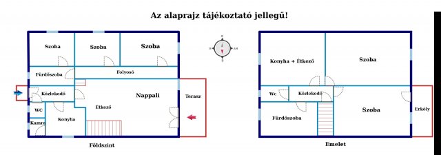 Eladó családi ház, Balatonfenyvesen 76.9 M Ft, 6 szobás