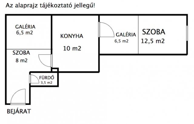 Eladó téglalakás, Budapesten, VIII. kerületben 48 M Ft