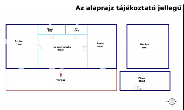 Eladó családi ház, Szigetszentmiklóson 63 M Ft, 3 szobás