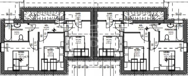 Eladó ikerház, Mogyoródon 69.8 M Ft, 4 szobás