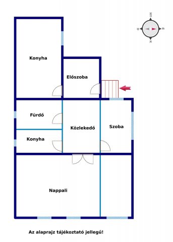 Eladó családi ház, Pakson 65 M Ft, 6 szobás