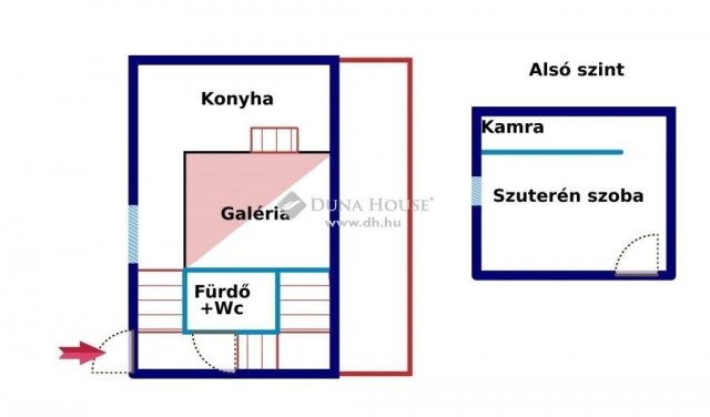 Eladó családi ház, Budapesten, XXI. kerületben 44 M Ft, 2 szobás