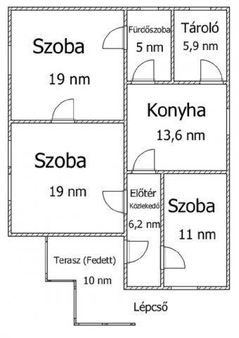 Eladó családi ház, Devecseren 23.8 M Ft, 3 szobás