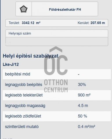 Eladó telek, Debrecenben 50 M Ft / költözzbe.hu