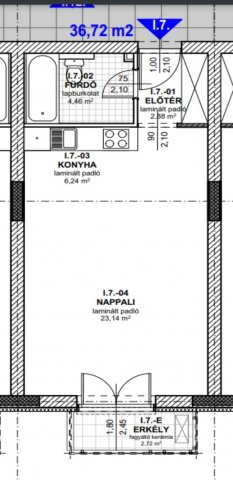 Eladó téglalakás, Szombathelyen 29.9 M Ft, 1 szobás