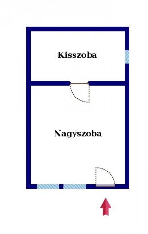 Eladó téglalakás, Nyíregyházán, Bocskai utcában 26.5 M Ft