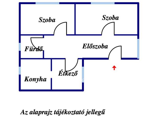 Eladó családi ház, Jászalsószentgyörgyon 23 M Ft, 2 szobás