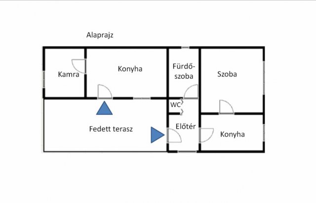 Eladó családi ház, Újszászon 12 M Ft, 2 szobás