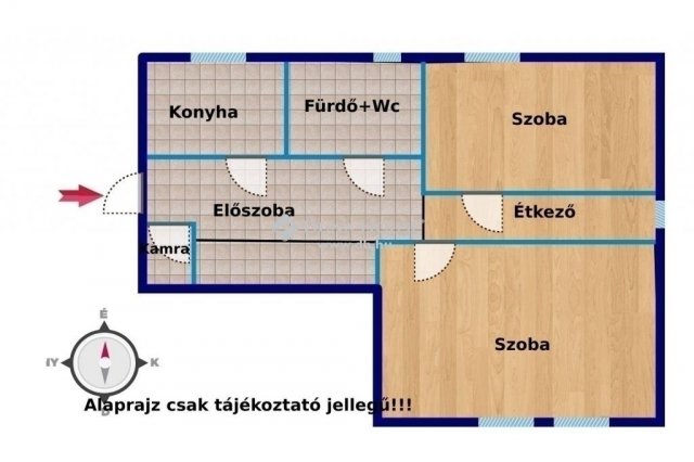 Eladó téglalakás, Budapesten, X. kerületben 52.5 M Ft, 2 szobás