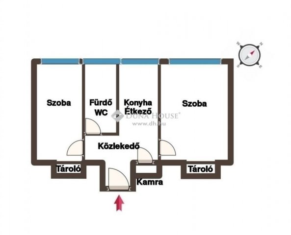 Eladó téglalakás, Budapesten, XVIII. kerületben 54.99 M Ft