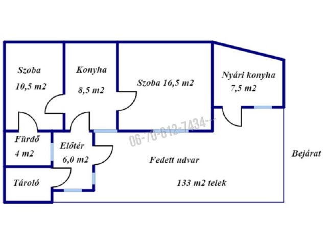 Eladó családi ház, Gyöngyösön 17.8 M Ft, 1+1 szobás