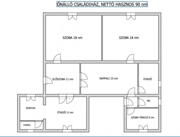 Eladó családi ház, Szigetszentmiklóson 59.9 M Ft, 3+1 szobás