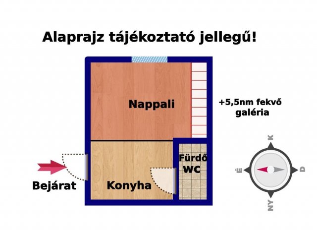 Eladó téglalakás, Budapesten, VIII. kerületben 28.8 M Ft