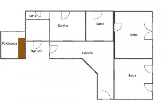 Eladó családi ház, Nagyéren 6.5 M Ft, 3 szobás