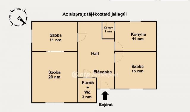 Eladó családi ház, Érden 54.2 M Ft, 3 szobás