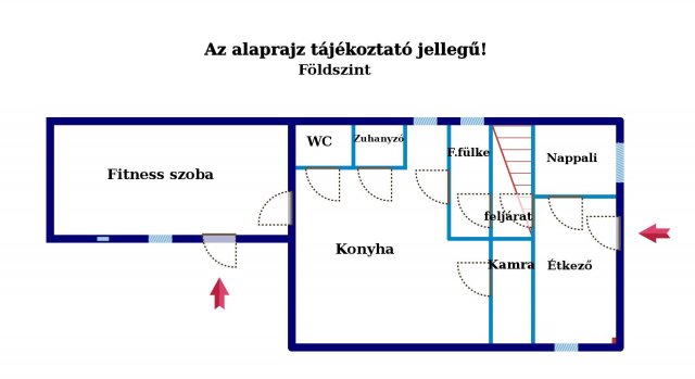 Eladó családi ház, Bakonycsernyén 52.9 M Ft, 5+1 szobás