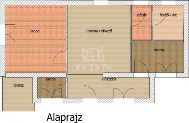 Eladó családi ház, Olaszfán 22 M Ft, 1+2 szobás