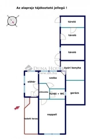 Eladó családi ház, Vecsésen 51 M Ft, 2 szobás