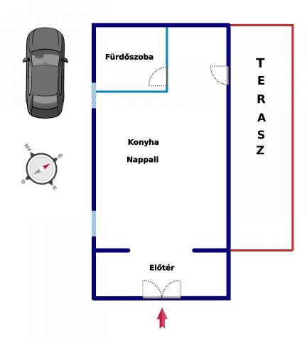 Kiadó téglalakás, albérlet, Kecskeméten 140 E Ft / hó