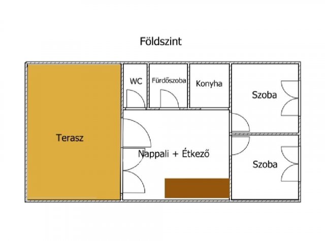 Eladó nyaraló, Mezőkövesden 36 M Ft, 2+2 szobás