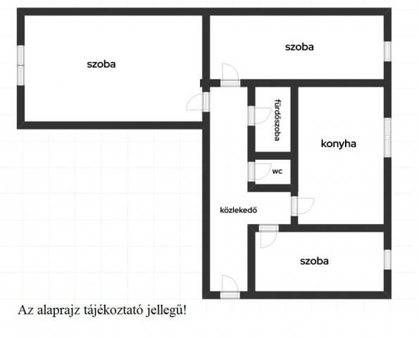 Eladó téglalakás, Nyíregyházán 35 M Ft, 1+2 szobás
