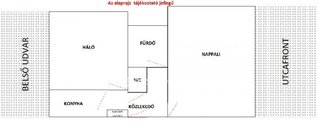 Eladó téglalakás, Nyíregyházán 35.5 M Ft, 2 szobás