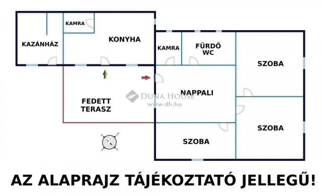Eladó családi ház, Monoron 71.9 M Ft, 4 szobás