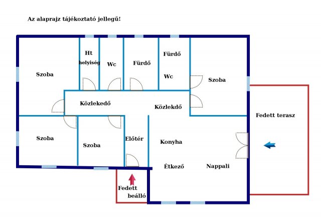 Eladó családi ház, Szigetbecsén 89.9 M Ft, 5 szobás