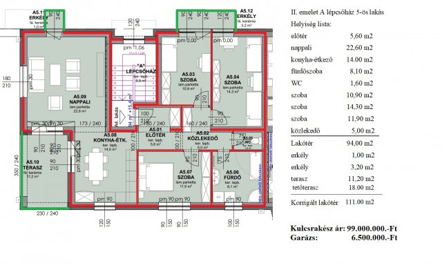 Eladó téglalakás, Sopronban 99 M Ft, 4 szobás